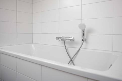 The Badkamer of Type Familievilla 12 - nr. 3 in Duinresort Dunimar