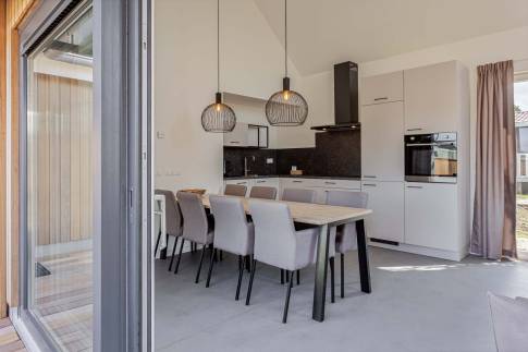 The Woonkamer of Type Strandlodge 8 - nr. 36 in Vakantiepark Boomhiemke