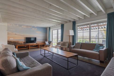 The Woonkamer of Type 16L - nr. 335 in Landal Beach Resort Ooghduyne