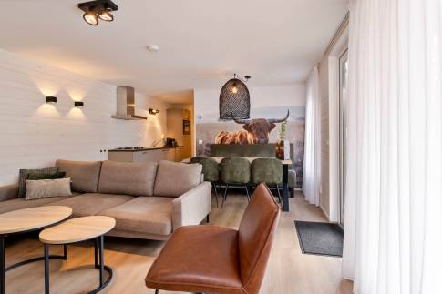 The Woonkamer of Type Forest Villa 6 - nr. 11 in Roompot Vakantiepark Schaijk