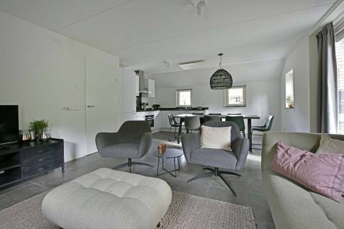 The Woonkamer of nr. 38 Ponybos - type Het Geheim van Otterlo 8P in EuroParcs De Zanding