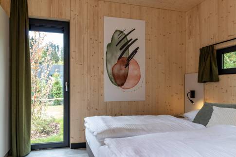 The Slaapkamer 1 of Type A Luxe - nr. C06 in UplandParcs Sauerland