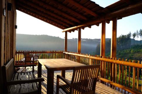 The Terras of Type Boomwoning Luxe 4P - nr. I07 in UplandParcs Sauerland