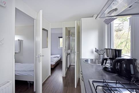 The Keuken of nr. 251 - type Panorama Chalet 5 in EuroParcs Gulperberg