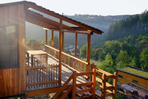 The Buiten of Type Boomwoning Luxe 4P - nr. I07 in UplandParcs Sauerland