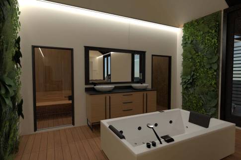 The Badkamer of Type Markiezin - 2ELW in Landal Landgoed Bourtange