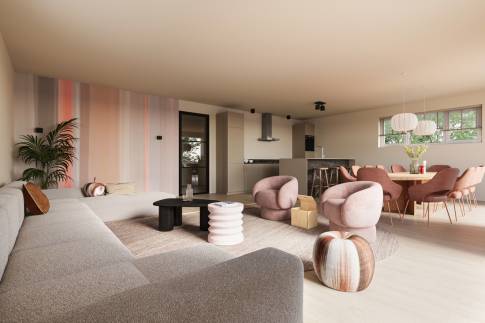 The Woonkamer of Type 12P Comfort - 12C in Landal De Wielsche Dreef