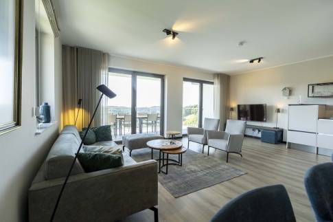 The Woonkamer of Type Appartement - nr. D1 in Astenblick Apartments