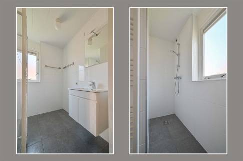 The Badkamer of Type Comfort Villa 4 - nr. 2 in Resort Arcen