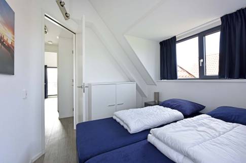 The Slaapkamer 4 of Type Tjalk 8P met boothuis - nr. 60 in Waterstaete Ossenzijl