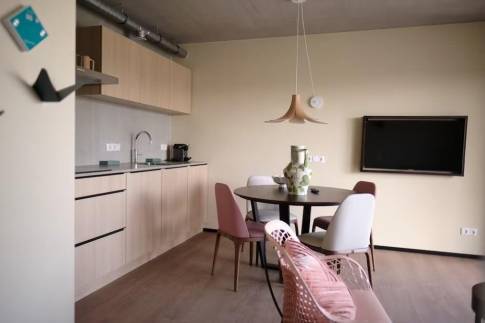 The Woonkamer of Type Hillside Royal 4 - nr. 181 in Landal Gulpen