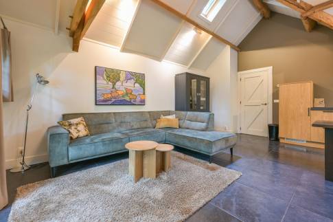 The Woonkamer of nr. V1 - type Boerderij Villa in Bospark Vlindervallei