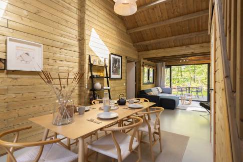 The Eetkamer of nr. 013 - type Bungalow 6P  in Residence Bosch-Rijck