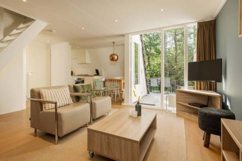 The Woonkamer of Type Veluwe Villa - nr. 201 Hennep in Landal Bungalowpark Hoenderloo