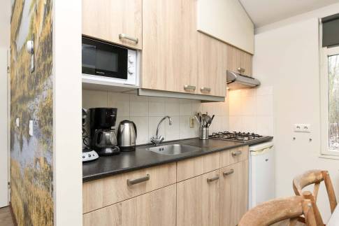 The Keuken of Type Sequoia 6P - nr. 37 in Vakantiepark Westerbergen