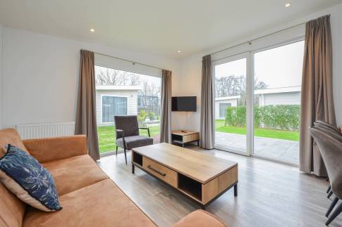 The Woonkamer of Type Chalet - nr. 1G in Chaletpark Hart van Zeeland