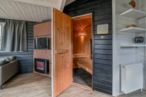 The Sauna of nr. 305 - type Buitenverblijf Wellness 4 in Resort Arcen