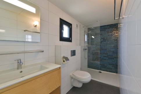 The Badkamer of nr. 051 - type Kennemer Lodge 6 XL in Landal Zandvoort