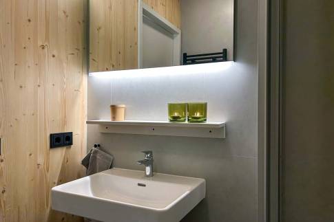 The Badkamer of Type Huis A Luxe - nr. C02 in UplandParcs Sauerland