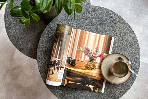 The Woonkamer of Type Huis A Luxe - nr. C02 in UplandParcs Sauerland