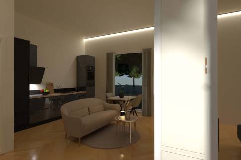 The Woonkamer of Type Markiezin - 2ELW in Landal Landgoed Bourtange