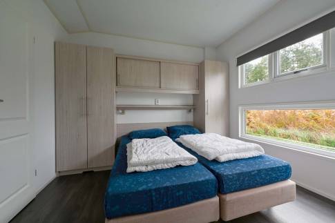 The Slaapkamer 1 of Type Fuut - nr. 7 in Vakantiepark Giethoorn