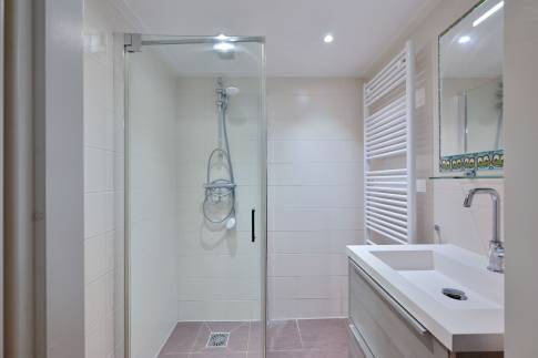 The Badkamer of nr. 040 - type 4CK in Landal Stroombroek
