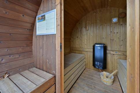 The Sauna of Type Bos Lodge Silva Natuur - nr. 145 in Landgoed De Scheleberg