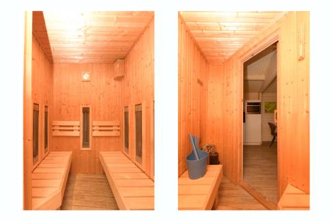 The Sauna of Type Buitenverblijf Wellness 4 - nr. 313 in Resort Arcen