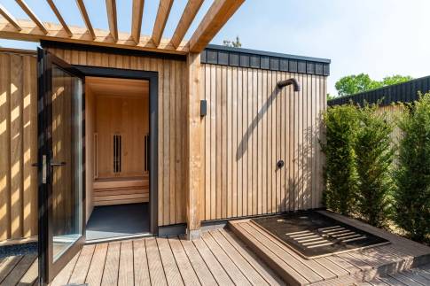 The Terras of Type De Parel Wellness in Landal Klein Oisterwijk