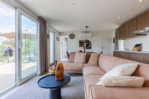 The Woonkamer of Type Bellevue Loft Outdoor - 4-6BE2 in Landal Namur Nature