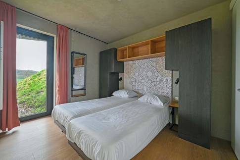 The Slaapkamer 1 of Type Hillside Royal 4 - nr. 134 in Landal Gulpen