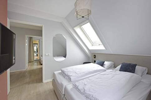 The Slaapkamer 7 of Type Vloedschuur - nr. 60 in Dormio Resort Nieuwvliet-Bad