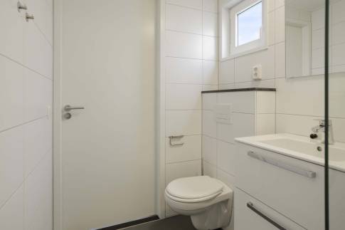 The Badkamer of Type Forest Cabin Kids 6 - nr. 118 in Vakantiepark Schaijk