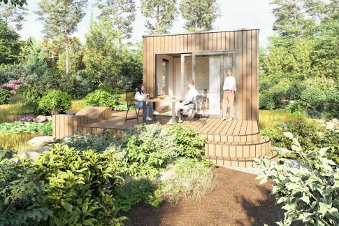 The Buiten of Type De La Vue - 2B2 in Landal Namur Nature