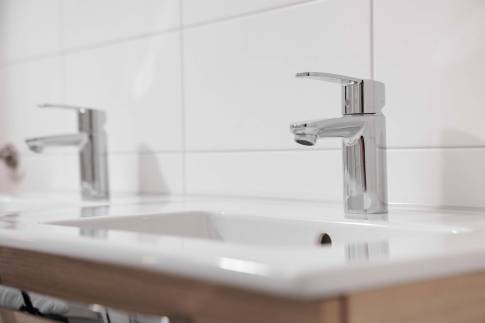 The Badkamer of Type Familievilla 12 - nr. 3 in Duinresort Dunimar