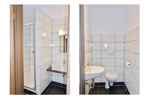 The Badkamer 1 of nr. 146 - type Astoria Luxe 8 in Eifelpark Kronenburger See