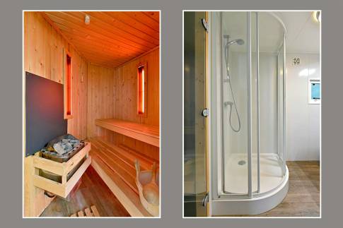 The Sauna of Type Buitenverblijf Wellness 4 - nr. 342 in Resort Arcen