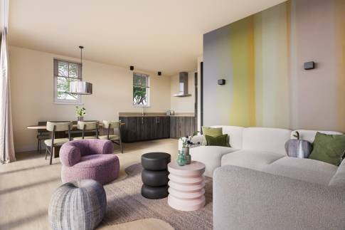 The Woonkamer of Type 6P Luxe - 6L in Landal De Wielsche Dreef