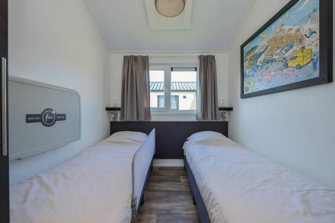 The Slaapkamer 2 of Type Ooievaar - nr. 73 in Vakantiepark Giethoorn