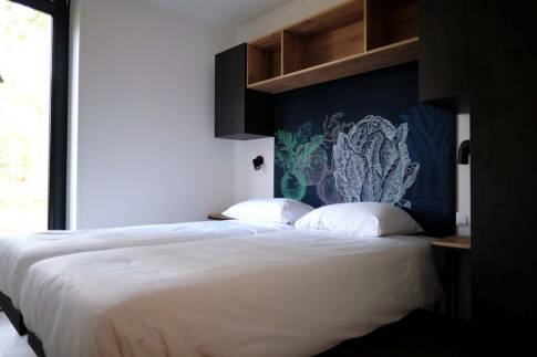 The Slaapkamer of Type Circle lodge 10 - nr. 47 in Roompot Gulpen