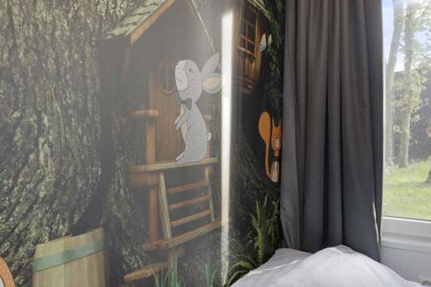 The Slaapkamer 3 of Type Forest Cabin Kids 6 - nr. 118 in Vakantiepark Schaijk