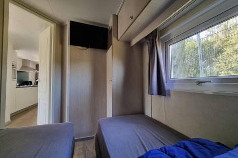 The Slaapkamer 1 of Type Buitenverblijf Wellness 4 - nr. 351 in Resort Arcen