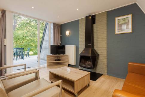 The Woonkamer of Type Comfort Classic - nr. 11 Calluna in Bungalowpark Hoenderloo