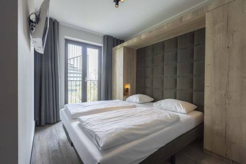 The Slaapkamer 1 of Type Appartement - nr. C3 in Astenblick Apartments