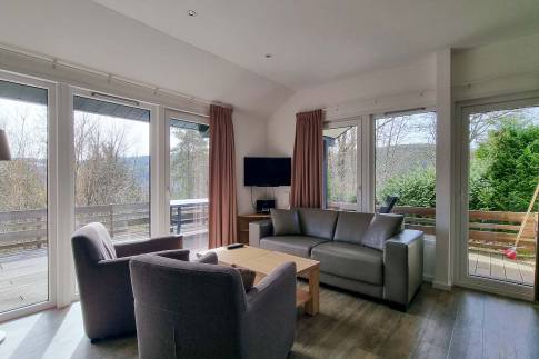 The Woonkamer of Type Landhaus 6 Luxe - nr. 35 in Eifelpark Kronenburger See