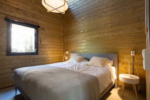 The Slaapkamer 1 of nr. 013 - type Bungalow 6P  in Residence Bosch-Rijck