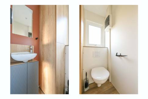 The Toilet of Bergalow 3 De Luxe - nr. 47 in Vakantiepark De Luttenberg