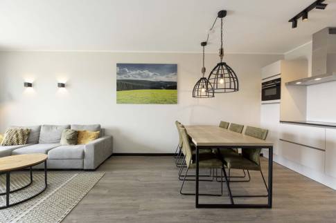 The Eetkamer of Type Appartement - nr. C2 in Astenblick Apartments