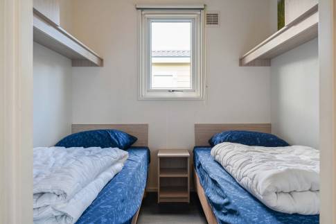 The Slaapkamer 2 of Type Meerkoet - nr. 47 in Vakantiepark Giethoorn